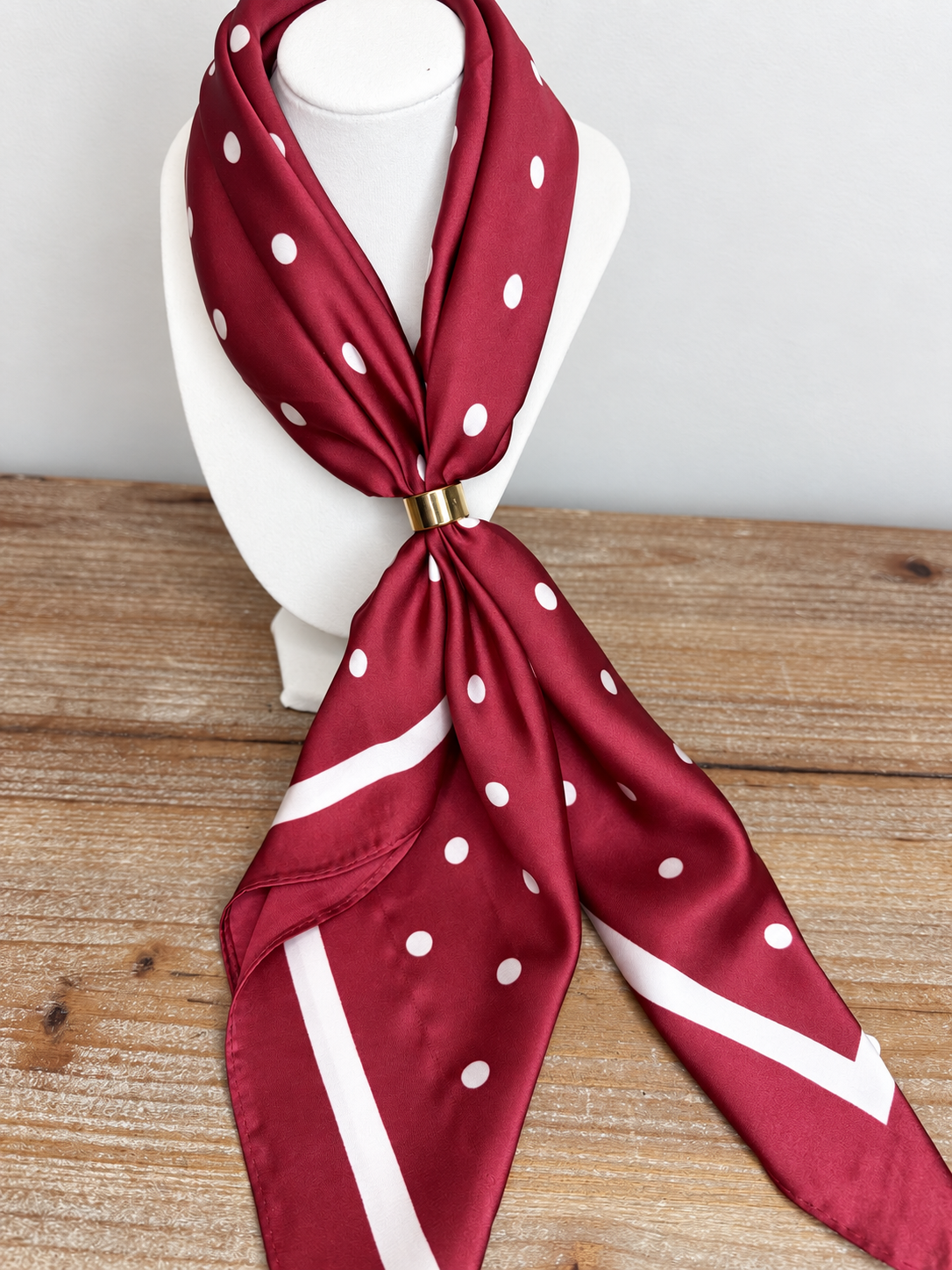 Gold Scarf Ring