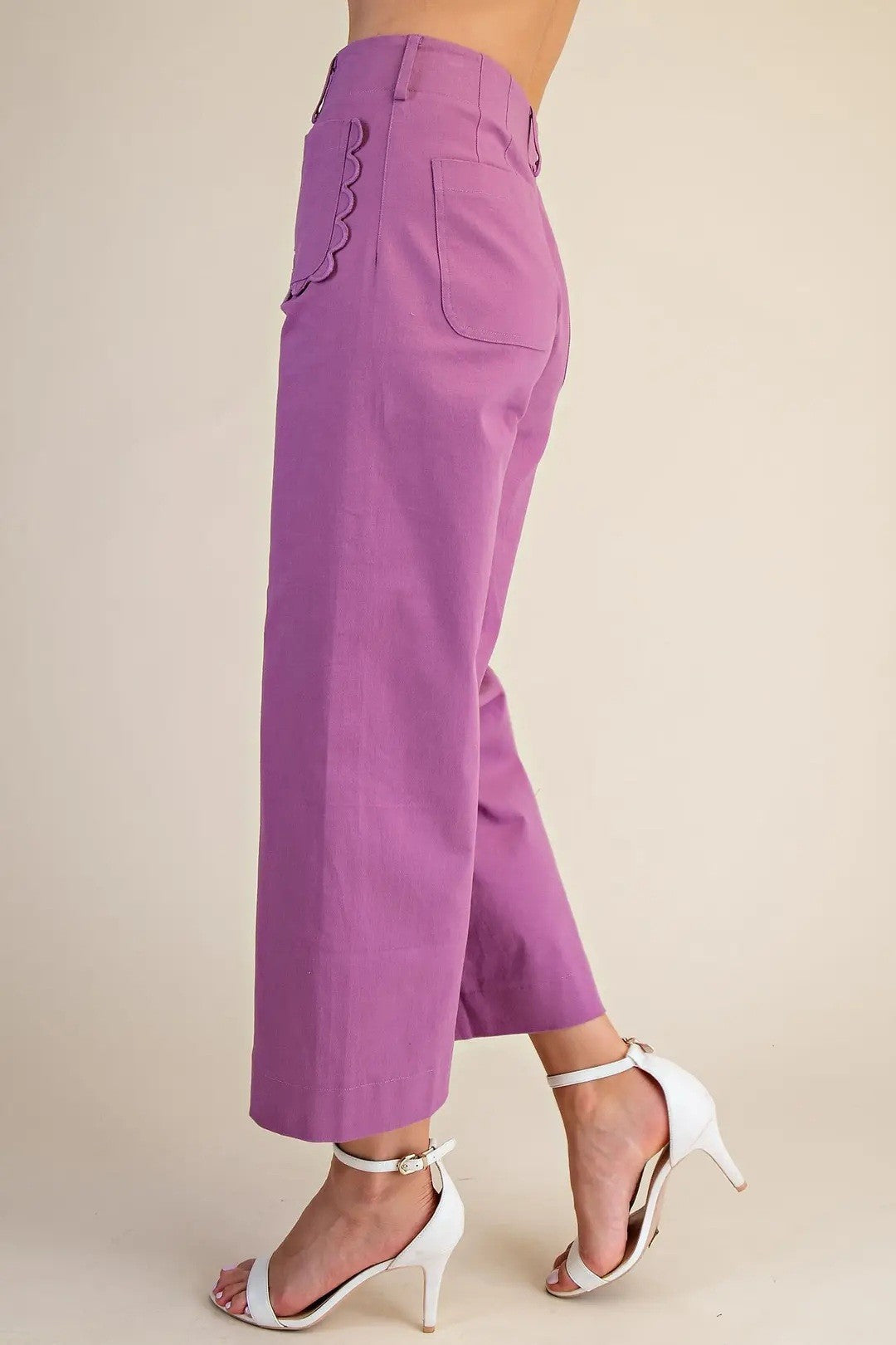Colette Cropped Wide-Leg Pants